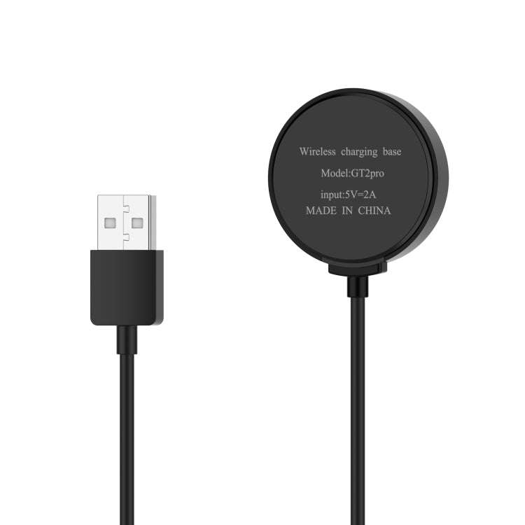 For Huawei Watch GT 4 46mm Smart Watch Magnetic Suction Integrated Charging Cable, Length: 1m(Black)