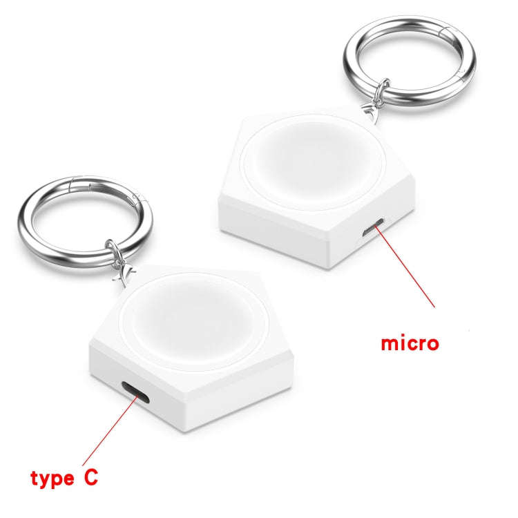 For Huawei Watch GT 4 41mm / 46mm Portable Smart Watch Charger(White)