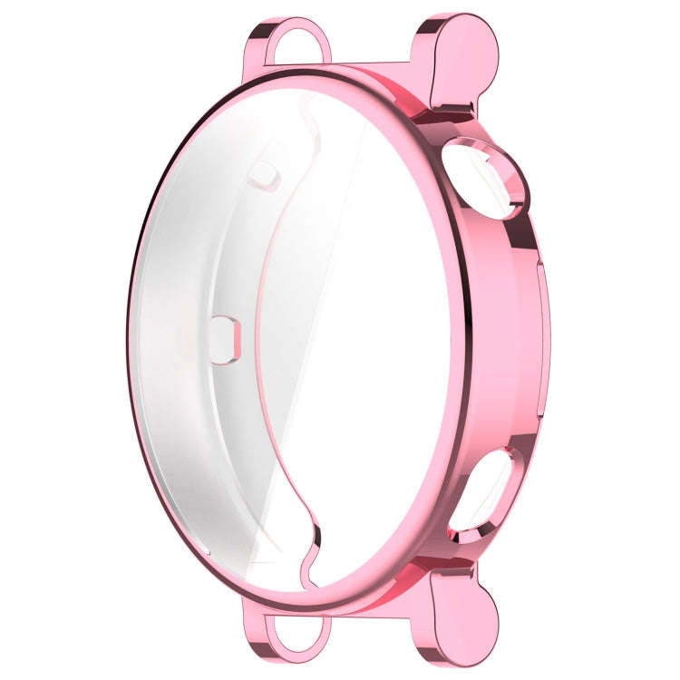 For Huawei Watch GT4 41mm Full Coverage TPU Electroplated Watch Protective Case(Pink)
