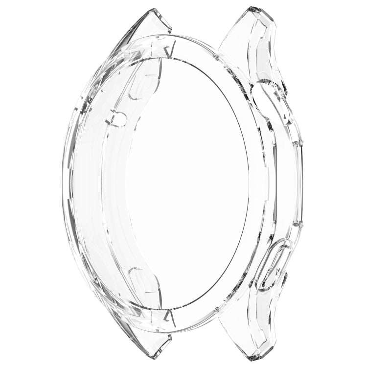 For Huawei Watch GT4 46mm Full Coverage TPU Electroplated Watch Protective Case(Transparent White)