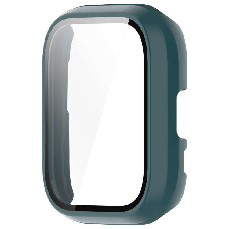 For Amazfit Aactive PC Integrated Tempered Glass Watch Case(Green)