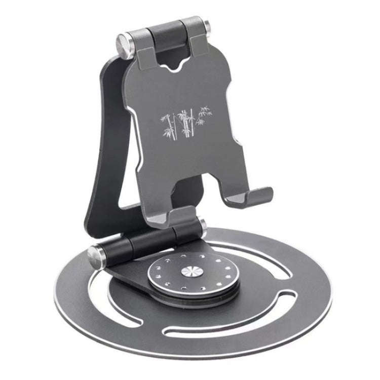 G60 Portable Folding 360-Degree Rotating Desktop Phone Tablet Holder(Grey)