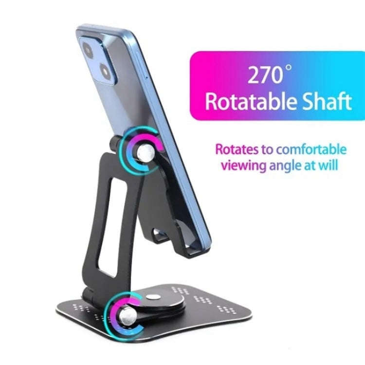 G61 Portable Folding 360-Degree Rotating Desktop Phone Holder(Red)