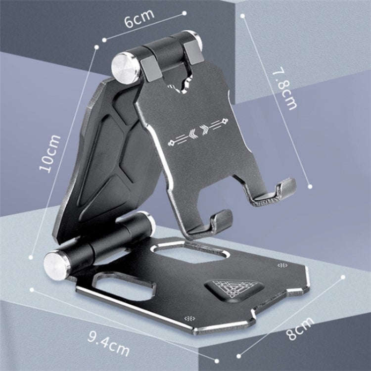 G55 Adjustable Bracket Large Size Folding Desktop Mobile Phone Holder(Green)