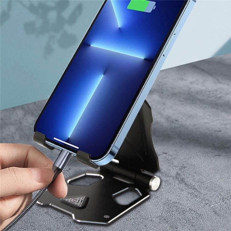 G52 Adjustable Bracket Small Size Folding Desktop Mobile Phone Holder(Red)