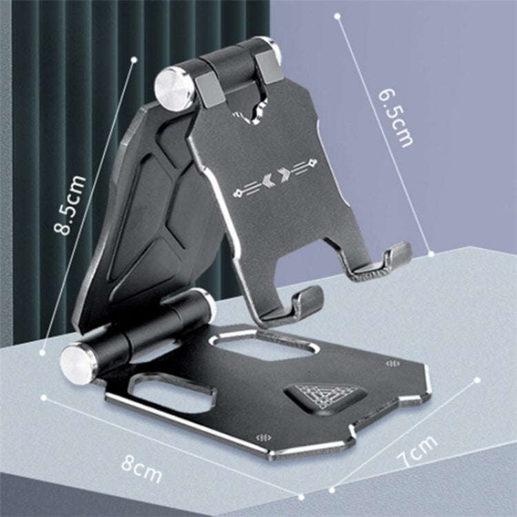 G52 Adjustable Bracket Small Size Folding Desktop Mobile Phone Holder(Red)