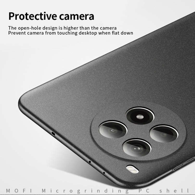 For OnePlus Ace 3 Pro MOFI Fandun Series Frosted PC Ultra-thin All-inclusive Phone Case(Gray)