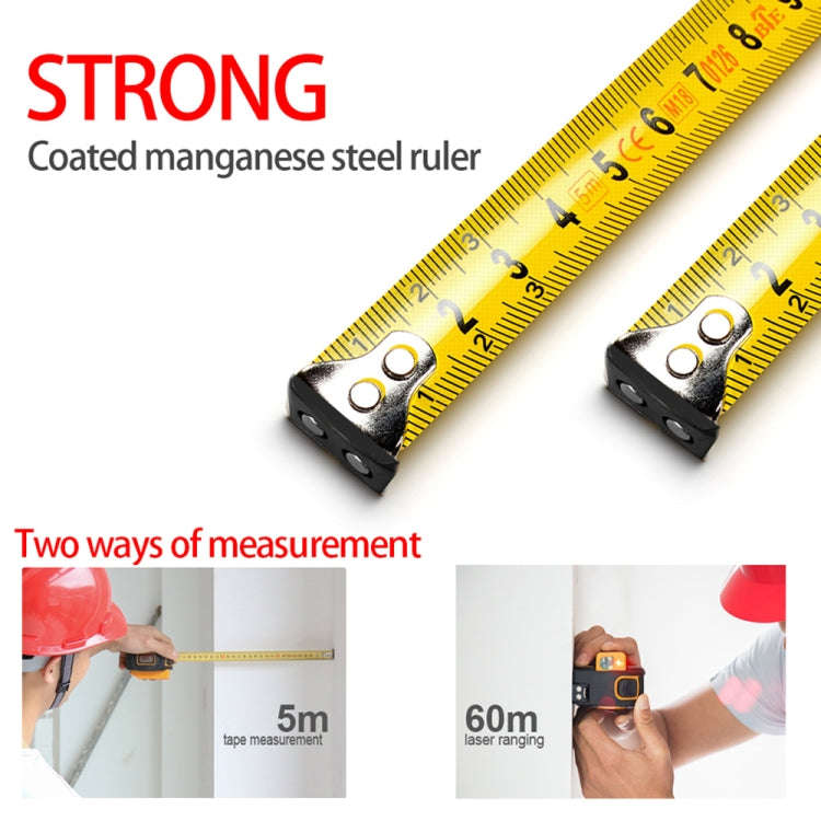 SNDWAY SW-TM40 40m Digital Range Finder Laser Distance Meter Tape Multi-function Self-Locking Han...