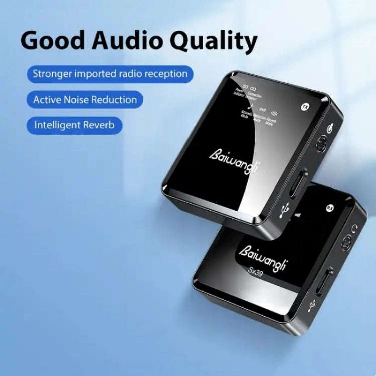 SX39 For USB-C / Type-C Port Live Broadcast Wireless Microphone Lavalier Noise Reduction Microphone