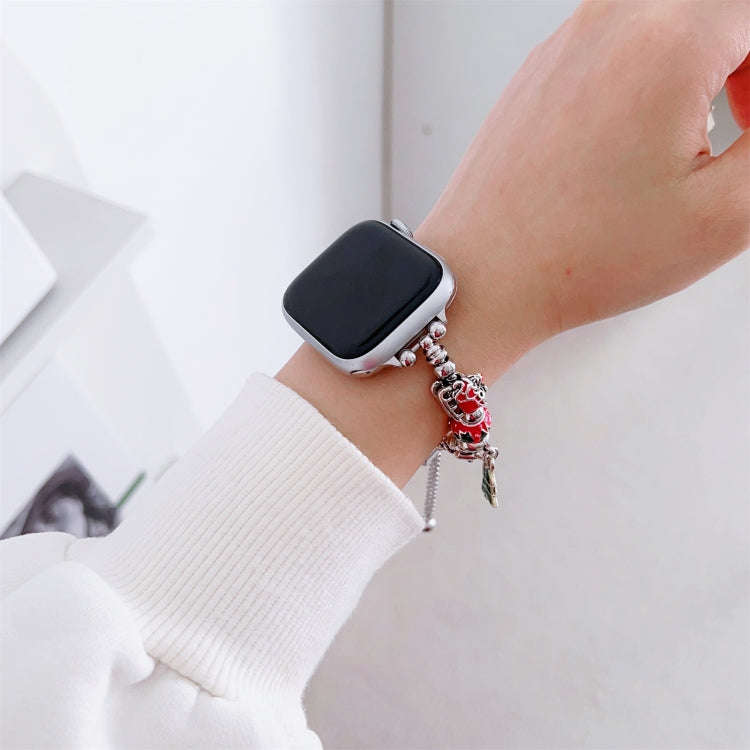 For Apple Watch Ultra 2 49mm Zinc Alloy Christmas Watch Band(Green)