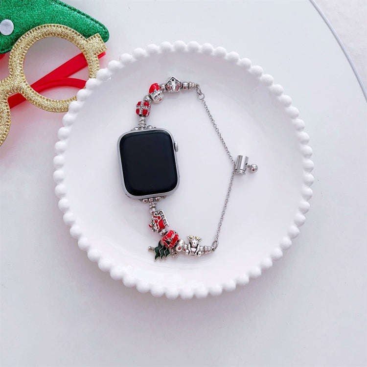 For Apple Watch Series 5 40mm Zinc Alloy Christmas Watch Band(Green)