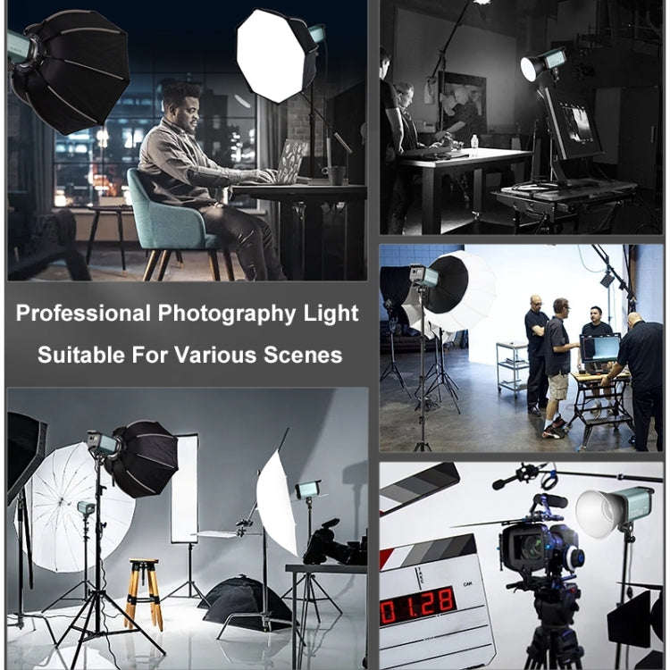 VLOGLITE P100 Professional Photography Video Fill Light 100W High Powerful Bright COB LED Light, ...
