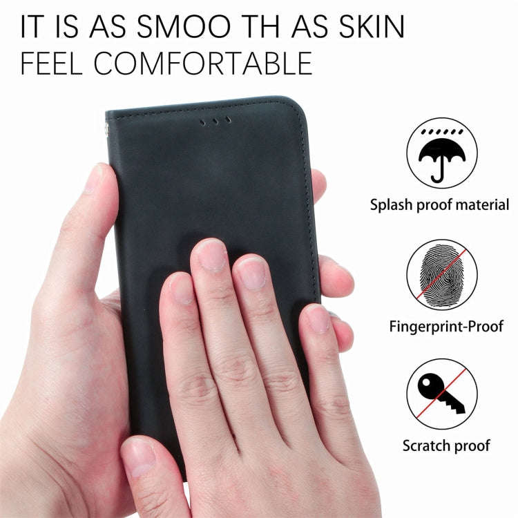 For  Nothing CMF Phone 1 Retro Skin Feel Magnetic Flip Leather Phone Case(Blue)