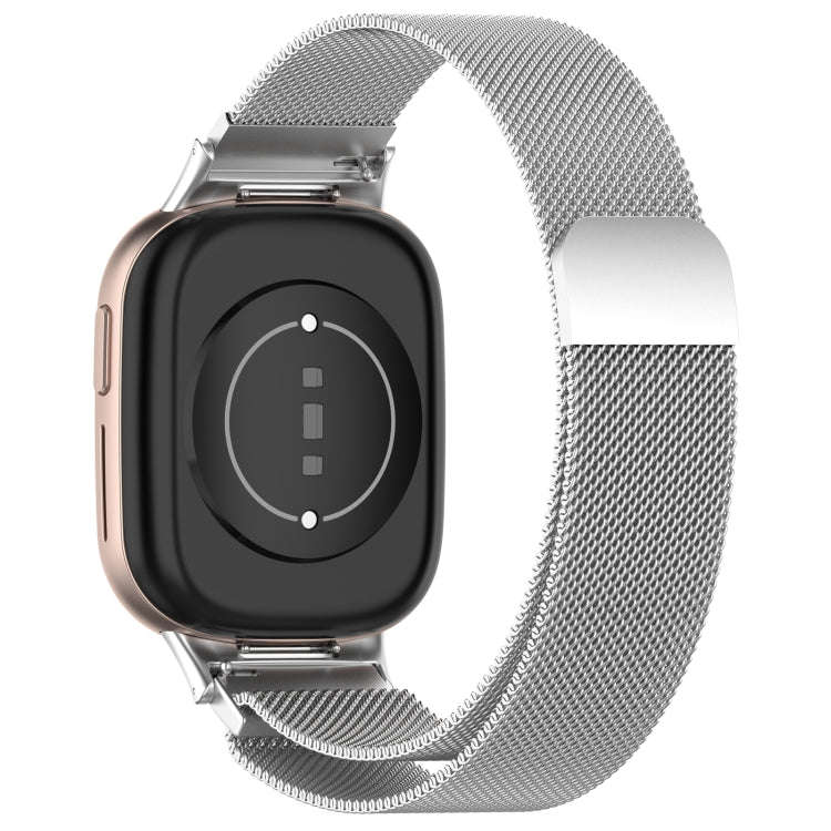 For Honor Watch 4 TMA-L19 Milan Magnetic Steel Mesh Watch Band(Silver)