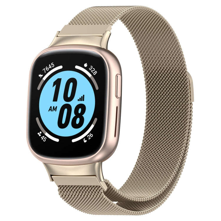 For Honor Watch 4 TMA-L19 Milan Magnetic Steel Mesh Watch Band(Starlight Color)