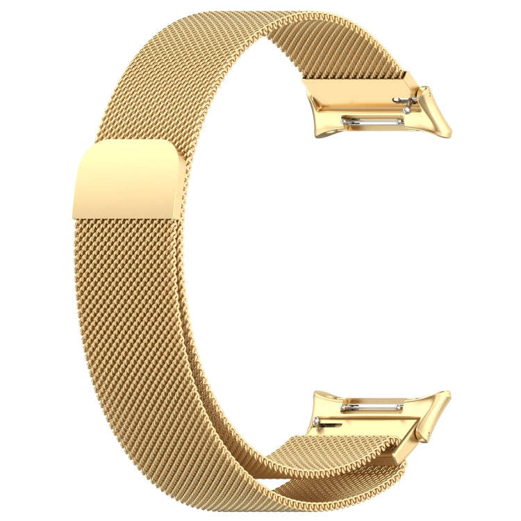 For Honor Watch 4 TMA-L19 Milan Magnetic Steel Mesh Watch Band(Gold)