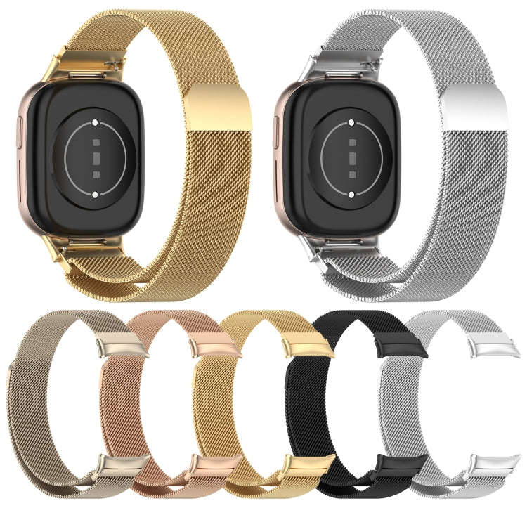 For Honor Watch 4 TMA-L19 Milan Magnetic Steel Mesh Watch Band(Gold)