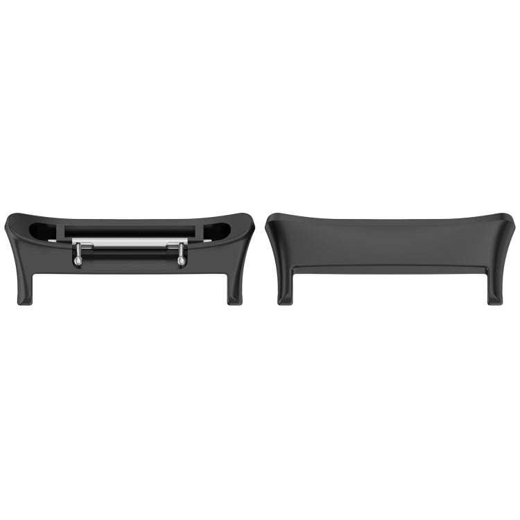 For Honor Watch 4 TMA-L19 1 Pair Metal Watch Band Connector(Black)