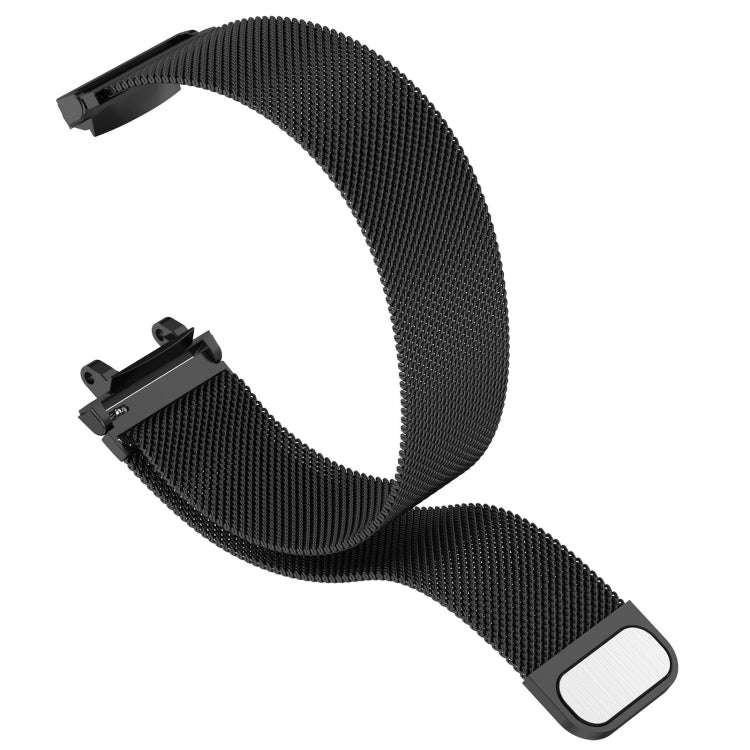 For Amazfit Active Edge A2212 Milan Magnetic Steel Mesh Watch Band(Black)