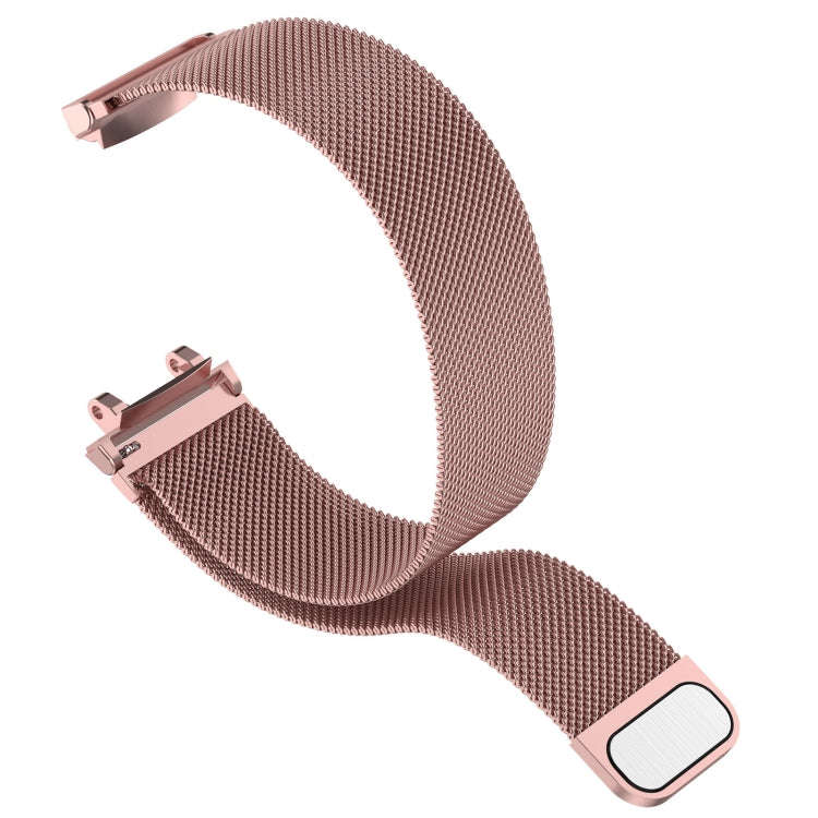 For Amazfit Active Edge A2212 Milan Magnetic Steel Mesh Watch Band(Pink)