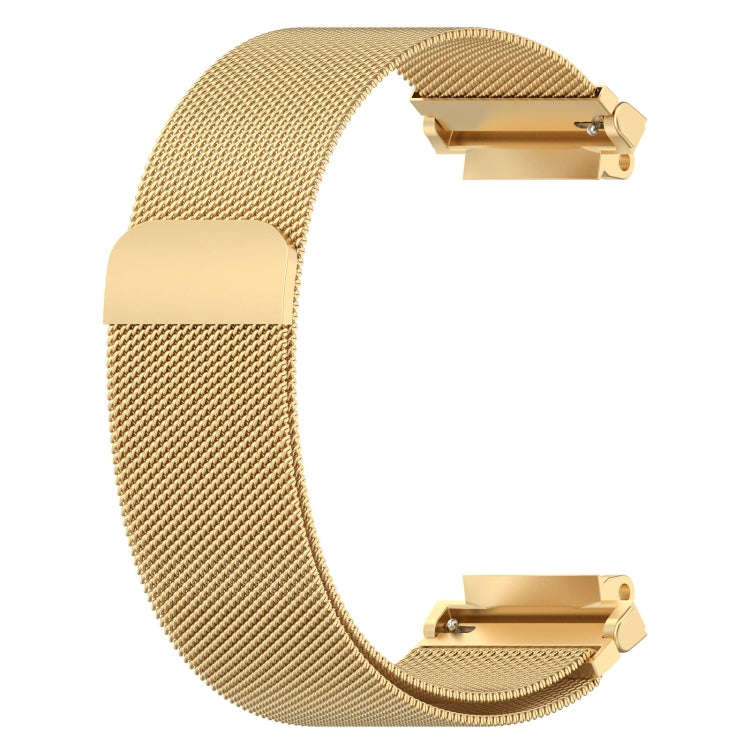 For Amazfit Active Edge A2212 Milan Magnetic Steel Mesh Watch Band(Gold)