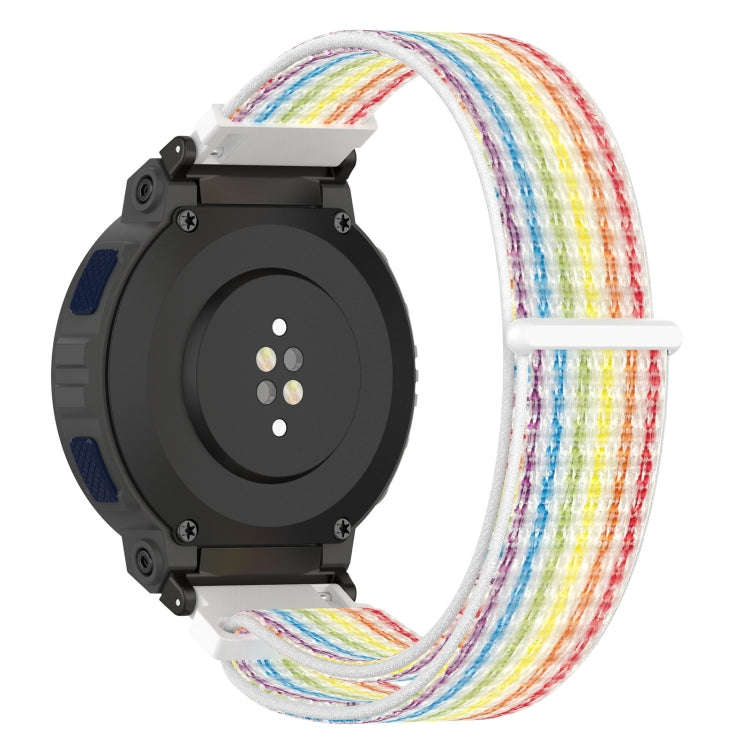 For Amazfit Active Edge A2212 Nylon Loop Hook and Loop Fastener Watch Band(Colour)