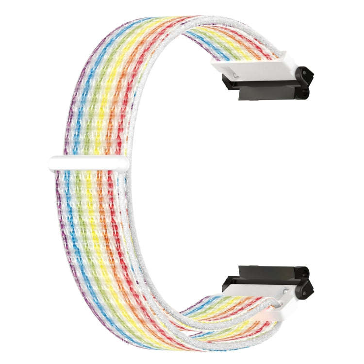 For Amazfit Active Edge A2212 Nylon Loop Hook and Loop Fastener Watch Band(Colour)