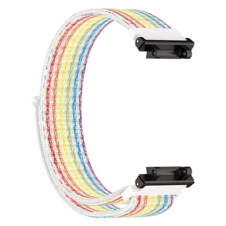 For Amazfit Active Edge A2212 Nylon Loop Hook and Loop Fastener Watch Band(Colour)