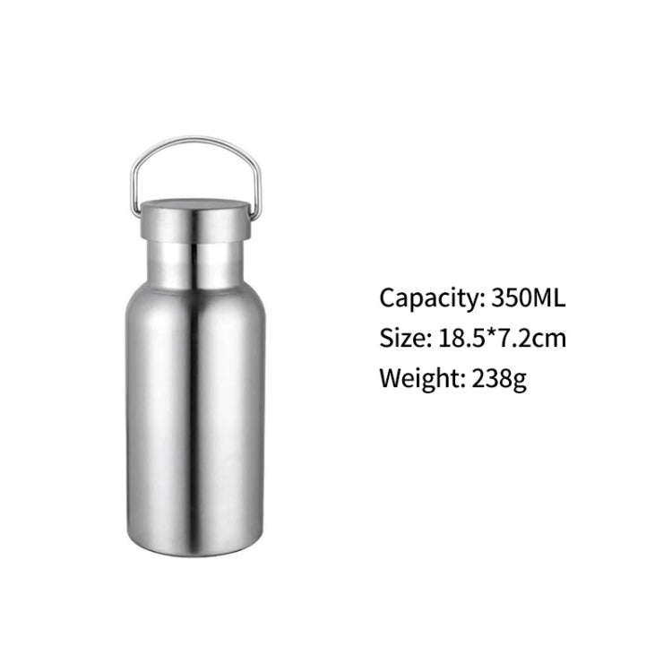 JUNSUNMAY 304 Stainless Steel Vacuum Bottle Wide Mouth Insulated Water Bottle, Capacity:350ml