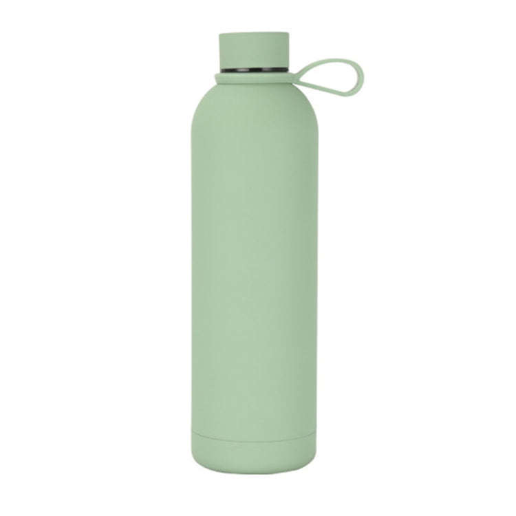 JUNSUNMAY Candy Colored Coating 304 Stainless Steel Water Vacuum Bottle, Capacity:350ml(Green)