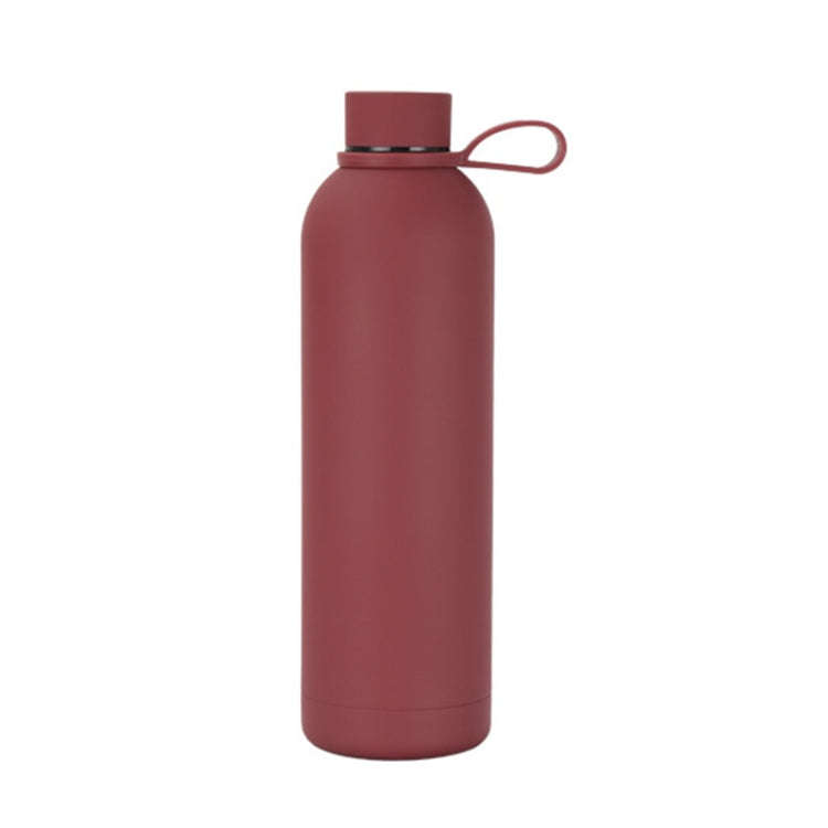 JUNSUNMAY Candy Colored Coating 304 Stainless Steel Water Vacuum Bottle, Capacity:350ml(Purplish ...