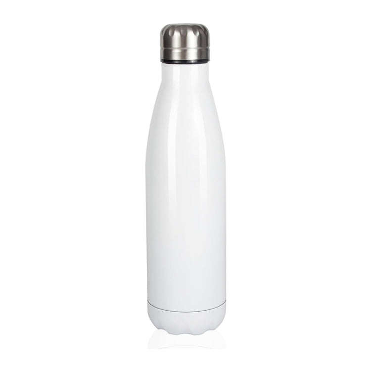 JUNSUNMAY 304 Stainless Steel Double-layer Vacuum Insulated Water Bottle, Capacity:350ml(White)