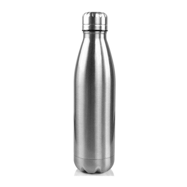 JUNSUNMAY 304 Stainless Steel Double-layer Vacuum Insulated Water Bottle, Capacity:500ml(Steel Co...