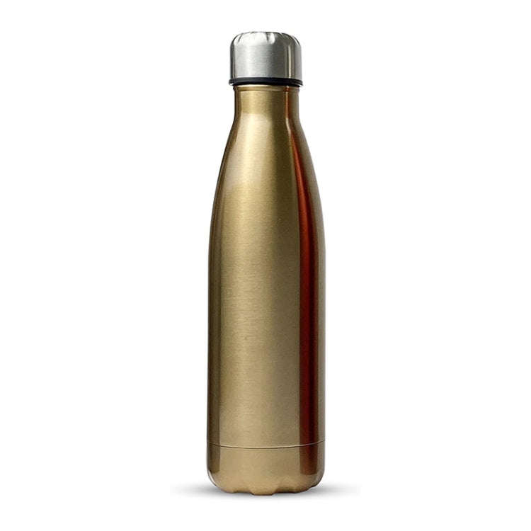 JUNSUNMAY 304 Stainless Steel Double-layer Vacuum Insulated Water Bottle, Capacity:1000ml(Golden)