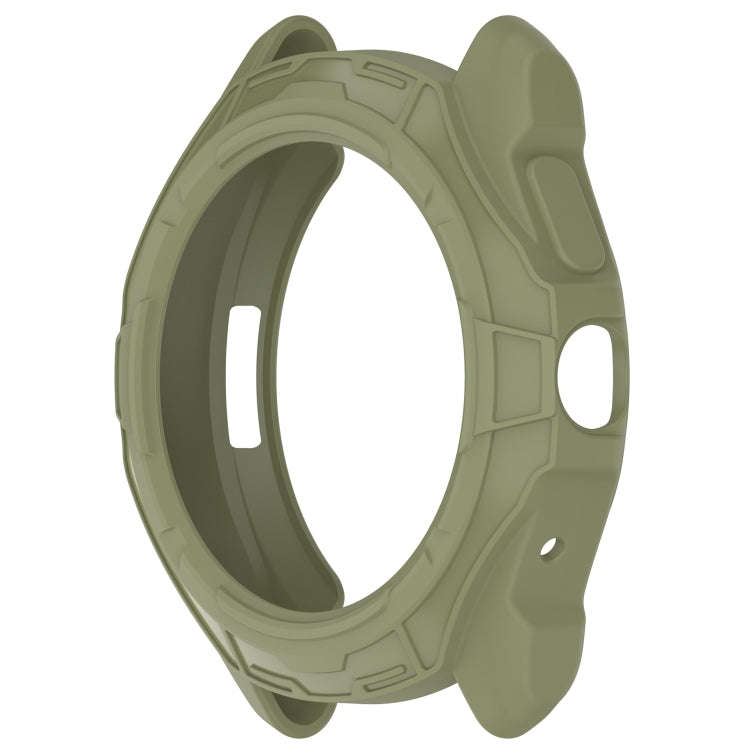 For Ticwatch Pro 5 Armored Semi-Enclosed TPU Watch Protective Case(Green)
