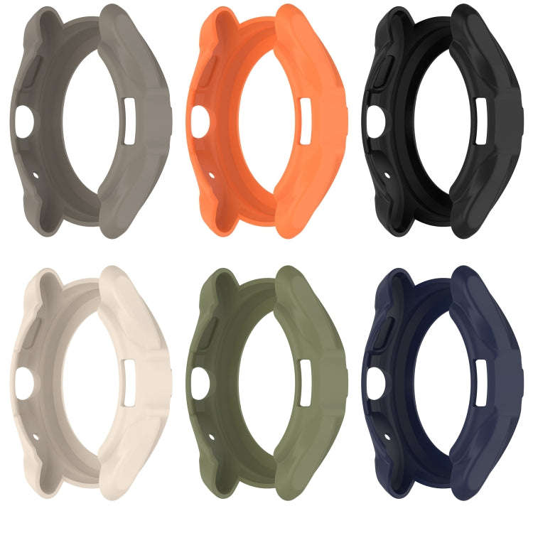 For Ticwatch Pro 5 Armored Semi-Enclosed TPU Watch Protective Case(Green)