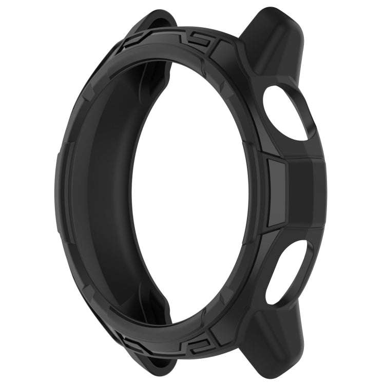 For COROS Pace 3 Armored Semi-Enclosed TPU Watch Protective Case(Black)