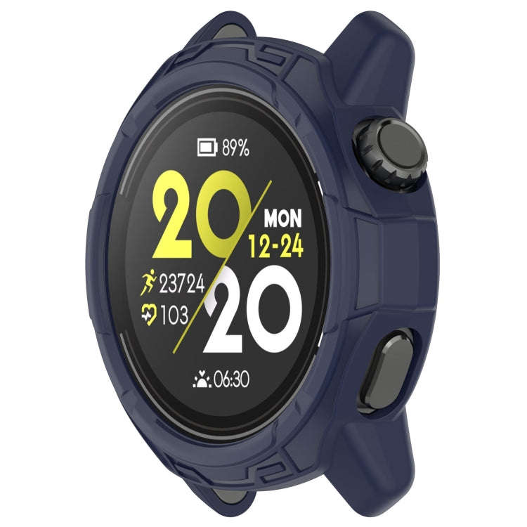 For COROS Pace 3 Armored Semi-Enclosed TPU Watch Protective Case(Blue)