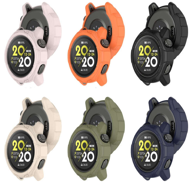 For COROS Pace 3 Armored Semi-Enclosed TPU Watch Protective Case(Starlight)