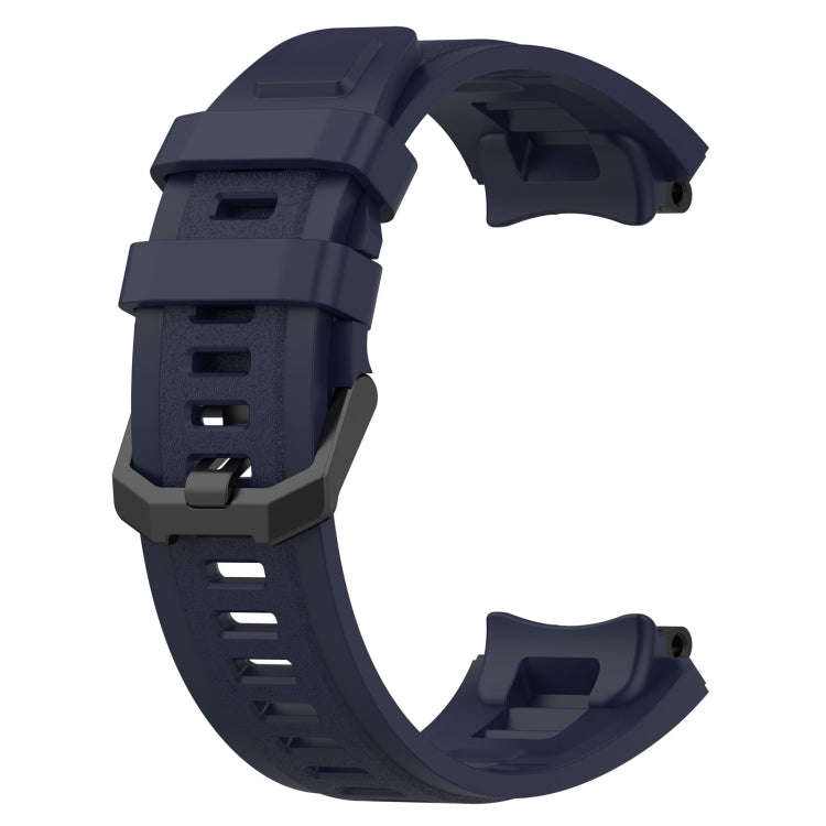For Amazfit Active Edge A2212 Solid Color Silicone Watch Band(Blue)