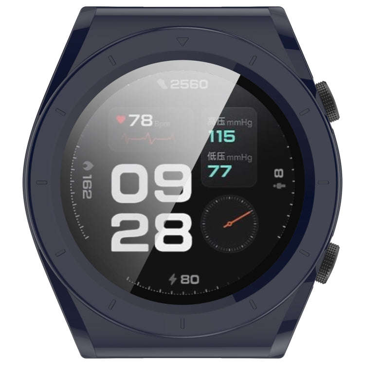 For Xiaomi Watch H1 PC + Tempered Film Integrated Watch Protective Case(Blue)