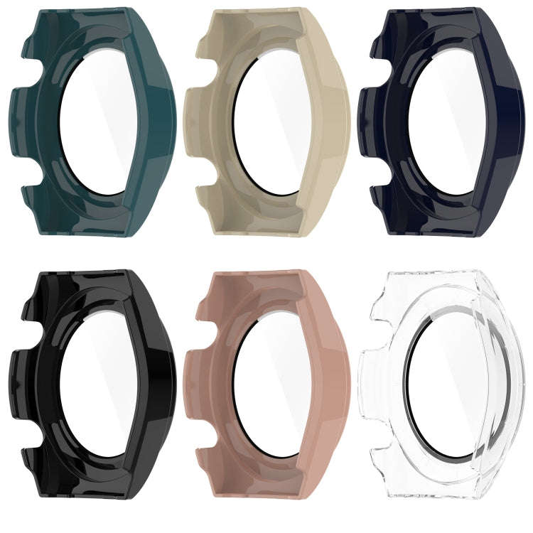 For Xiaomi Watch H1 PC + Tempered Film Integrated Watch Protective Case(Blue)