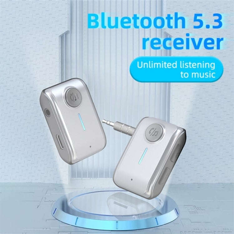 With Type-C Input TF Card Slot Hands-Free AUX Car Bluetooth Receiver