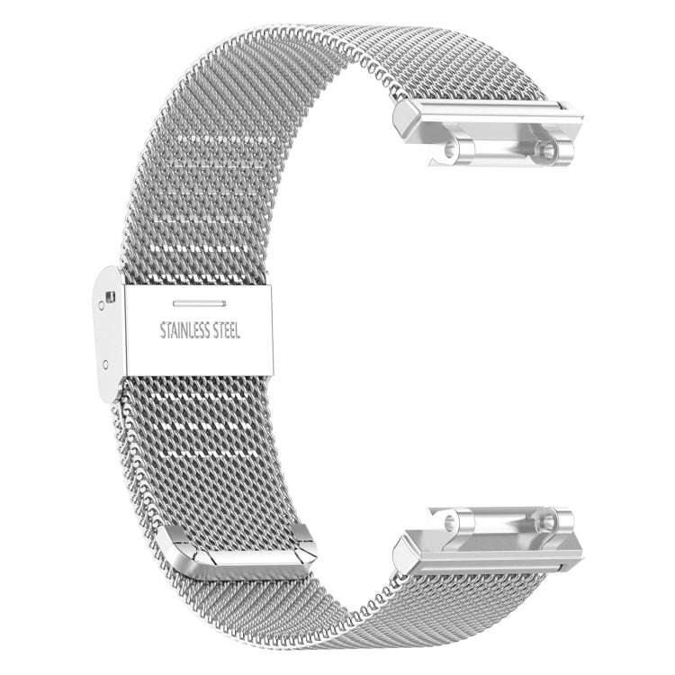 For Amazfit Active Edge A2212 Milan Mesh Single Buckle Watch Band(Silver)
