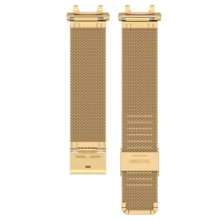 For Amazfit Active Edge A2212 Milan Mesh Single Buckle Watch Band(Gold)