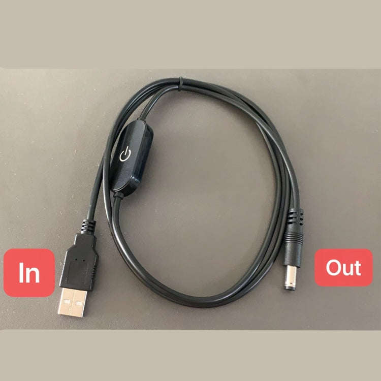 JUNSUNMAY 5525 to USB LED Touch Inline Dimmer Switch Controller for Single Color,Length 100cm