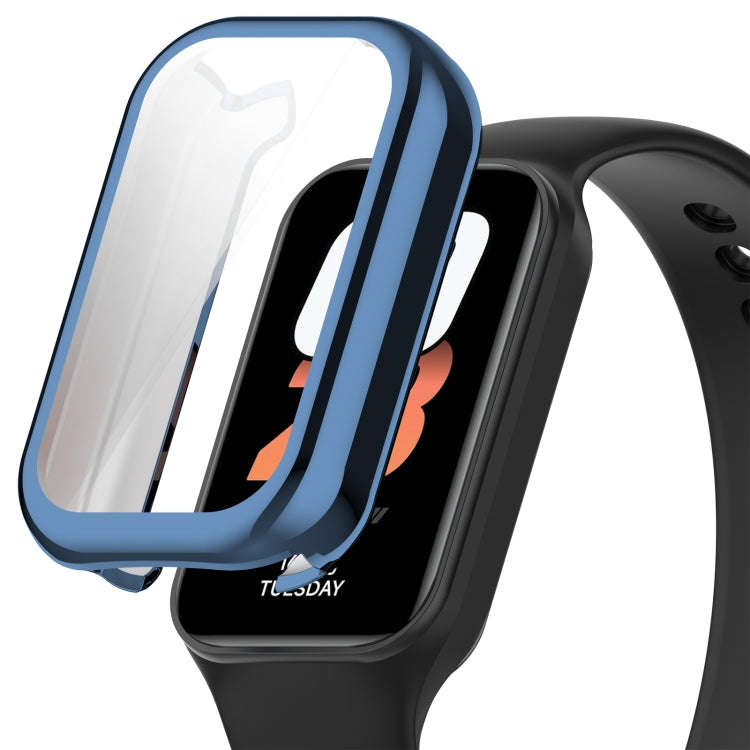 For Redmi Band 2 Full Package TPU Electroplated Watch Protective Case(Blue)