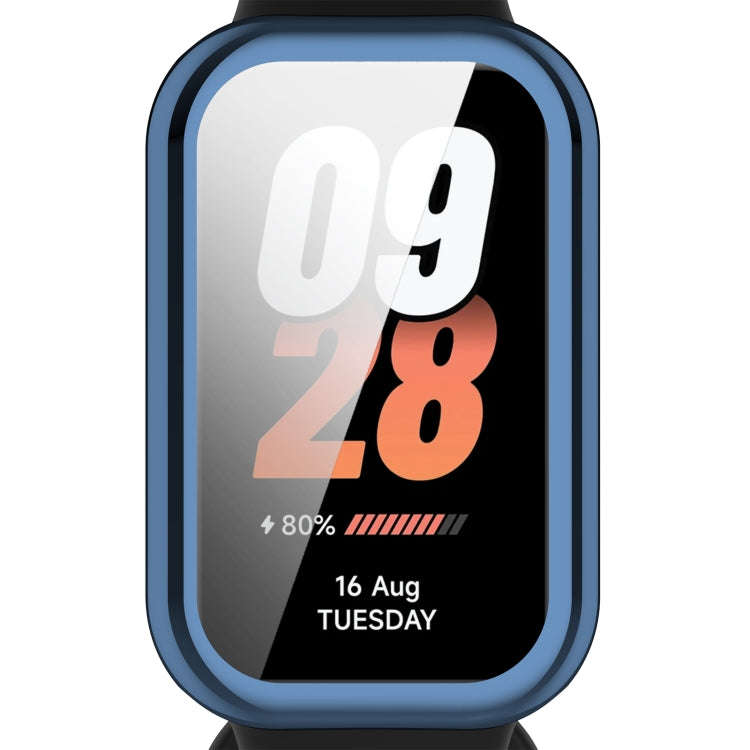For Redmi Band 2 Full Package TPU Electroplated Watch Protective Case(Blue)