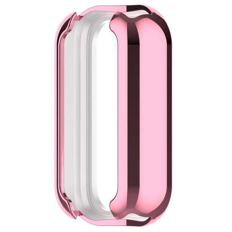 For Redmi Band 2 Full Package TPU Electroplated Watch Protective Case(Pink)