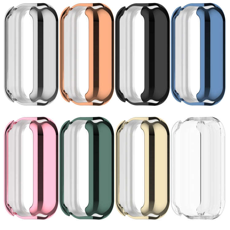 For Redmi Band 2 Full Package TPU Electroplated Watch Protective Case(Blue)